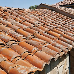 红瓦屋顶的古朴之美