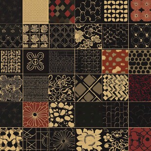 中式复古花纹图案集合