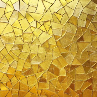 金色马赛克纹理背景图案