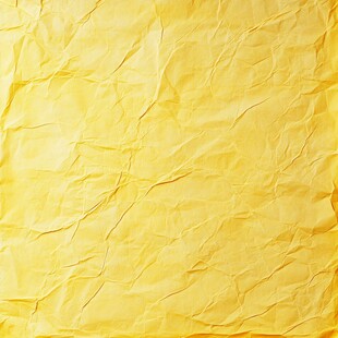 黄色褶皱纸张纹理背景