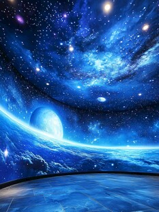 梦幻星空宇宙全景画面