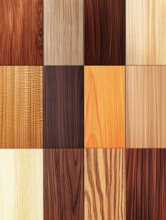 多样木材纹理展示图