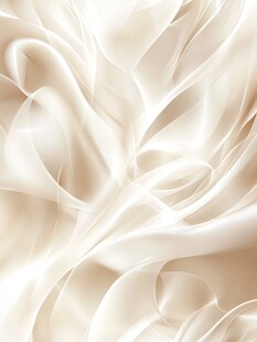 丝滑米白色绸缎纹理背景