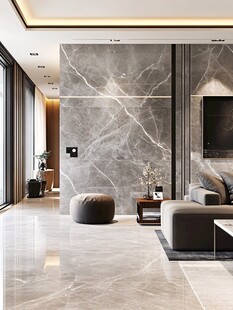 现代简约大理石风客厅空间