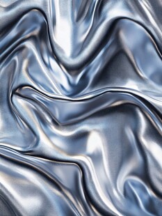 银色绸缎质感纹理背景图