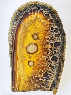 精美玛瑙切片矿物标本