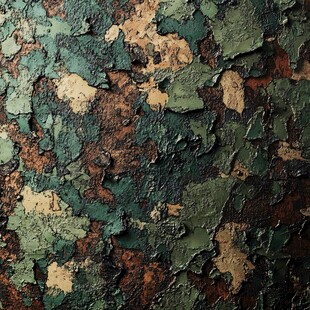 斑驳剥落的旧漆面纹理