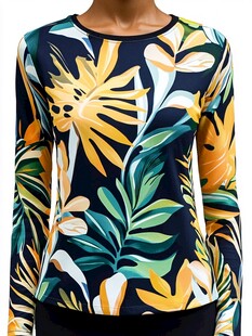 印花长袖上衣时尚款式