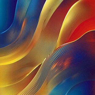 绚丽动感波浪抽象背景图