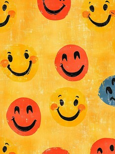 笑脸图案背景图