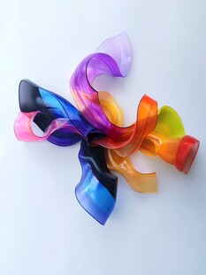 多彩琉璃艺术装饰品