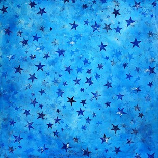 蓝色星空图案背景纹理
