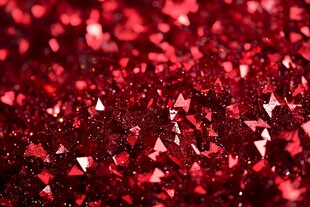 红色璀璨碎钻闪光背景