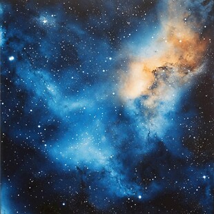 梦幻星空宇宙绚丽景象