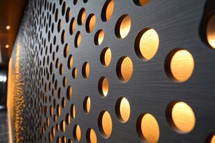 穿孔金属板的光影艺术