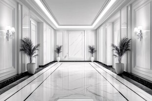 现代简约风格豪华走廊空间