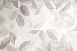 银灰叶片纹理背景图案