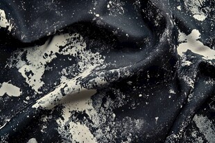 泼墨风格黑色布料纹理