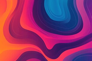 绚丽多彩流体渐变抽象背景