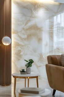 现代简约风客厅一角装饰