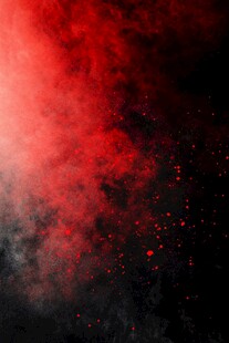 红色烟雾特效背景图