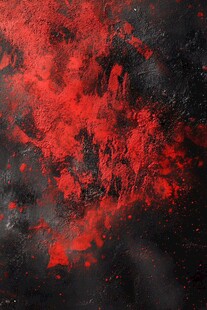 红色墨韵抽象背景图