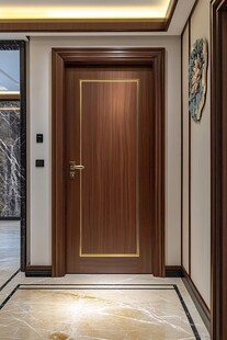 中式风格入户门室内展示