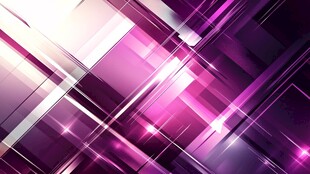 紫色炫光几何线条背景图