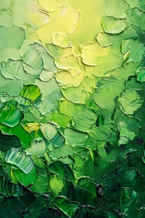 绿色油画笔触纹理艺术