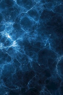 深邃蓝色闪电纹理背景