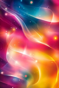 梦幻炫彩流体背景图案