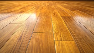 光亮实木地板纹理特写