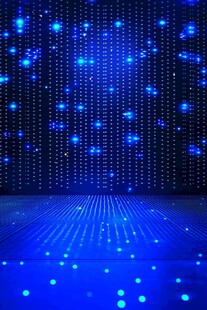 梦幻蓝色星空舞台背景