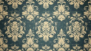 复古华丽锦缎花纹背景