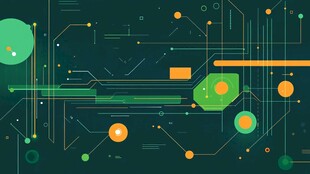 科技风抽象几何图形背景