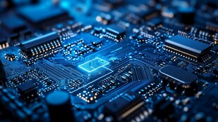 科技感十足的集成电路板