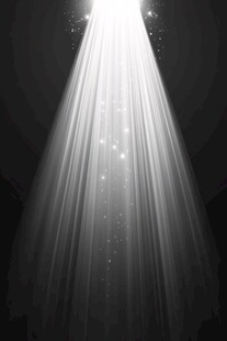 聚光灯下的梦幻光束