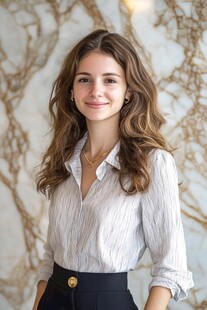 优雅知性的女士时尚肖像