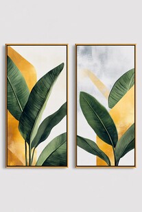 绿植装饰画 简约自然风格