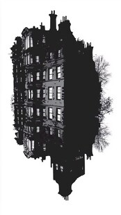 奇幻悬浮复古建筑剪影