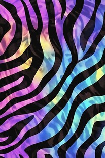炫彩斑马纹图案设计