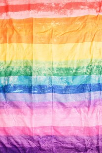 彩虹条纹布料纹理图案