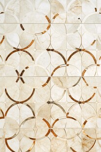 米白色几何图案瓷砖纹理
