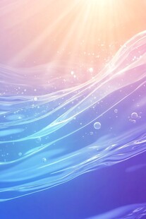 梦幻海洋之光与波