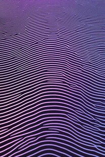 紫色波纹线条抽象背景图