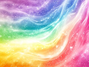 梦幻多彩星空流体背景