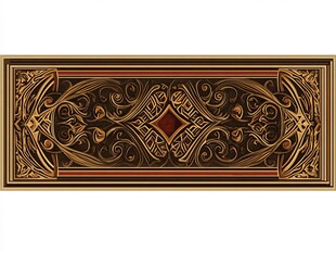 复古华丽花纹装饰图案