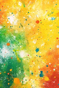 多彩泼墨背景图