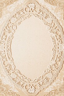 复古雕花椭圆边框背景图