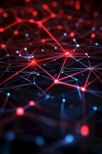 科技感网络连接图案背景